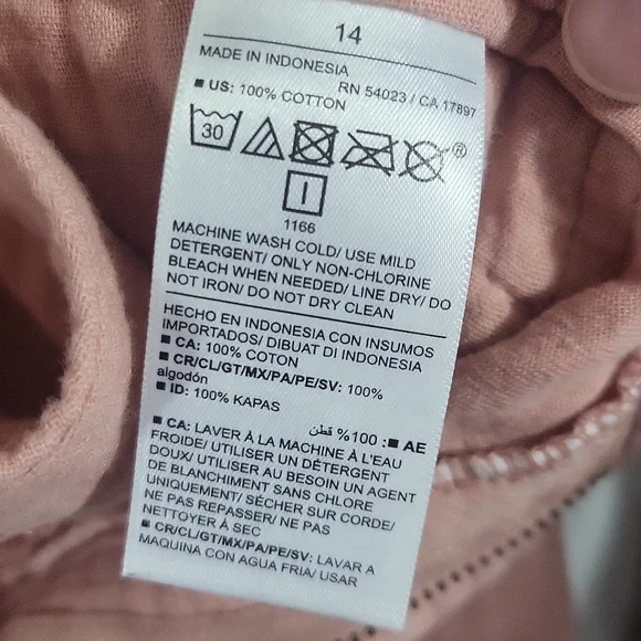 Womens 100% Cotton Pant Size 14 By Old Navy - Picture 4 of 7